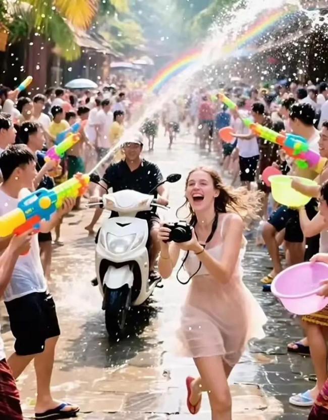 直击西双版纳泼水节现场 欢笑与激情的盛宴(图2)