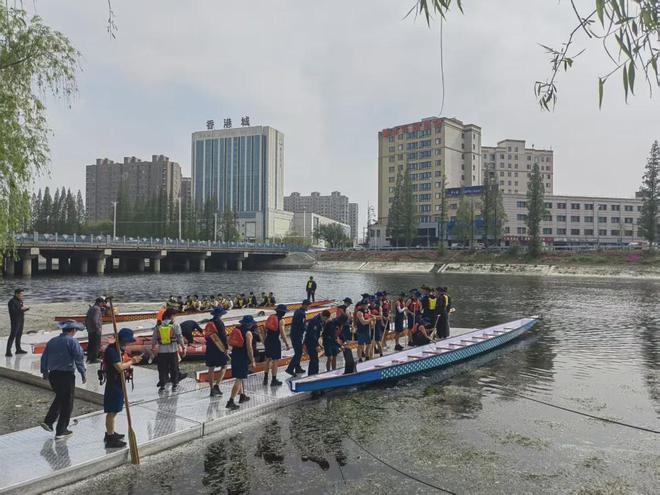 【这个五一见】赣榆区第三届龙舟大赛备战正酣(图1)