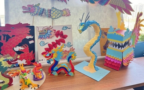 嘉祥县实验小学教育集团何庙校区开展“争做龙的传人”特色作业素养展示活动(图2)