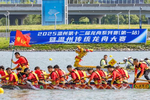 2025温州第十二届龙舟系列赛（第一站）暨温州传统龙舟大赛开赛