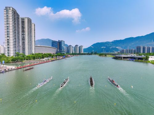2025温州第十二届龙舟系列赛（第一站）暨温州传统龙舟大赛开赛(图3)
