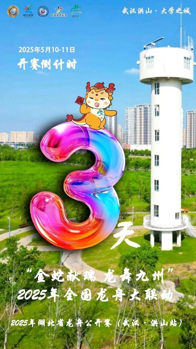 湖北首场龙舟赛即将擂鼓 武汉洪山进入开赛倒计时(图5)