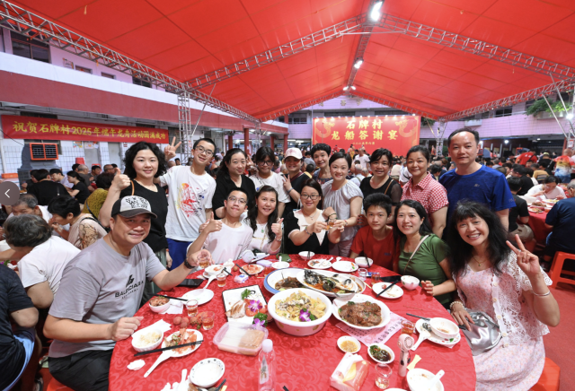 千围盛宴万人同席！天河石牌村举办端午龙舟答谢宴(图3)
