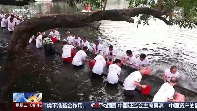 400岁龙船水下“冬眠”结束 “起龙”迎端午仪式感拉满了