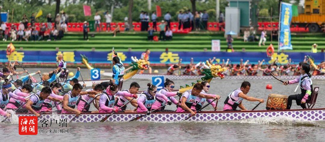 海南省龙舟队获得4张全运会决赛门票