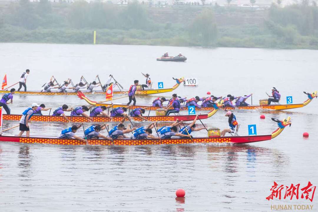 47所高校、90支队伍！第13届中国大学生龙舟锦标赛在汨罗开幕(图4)