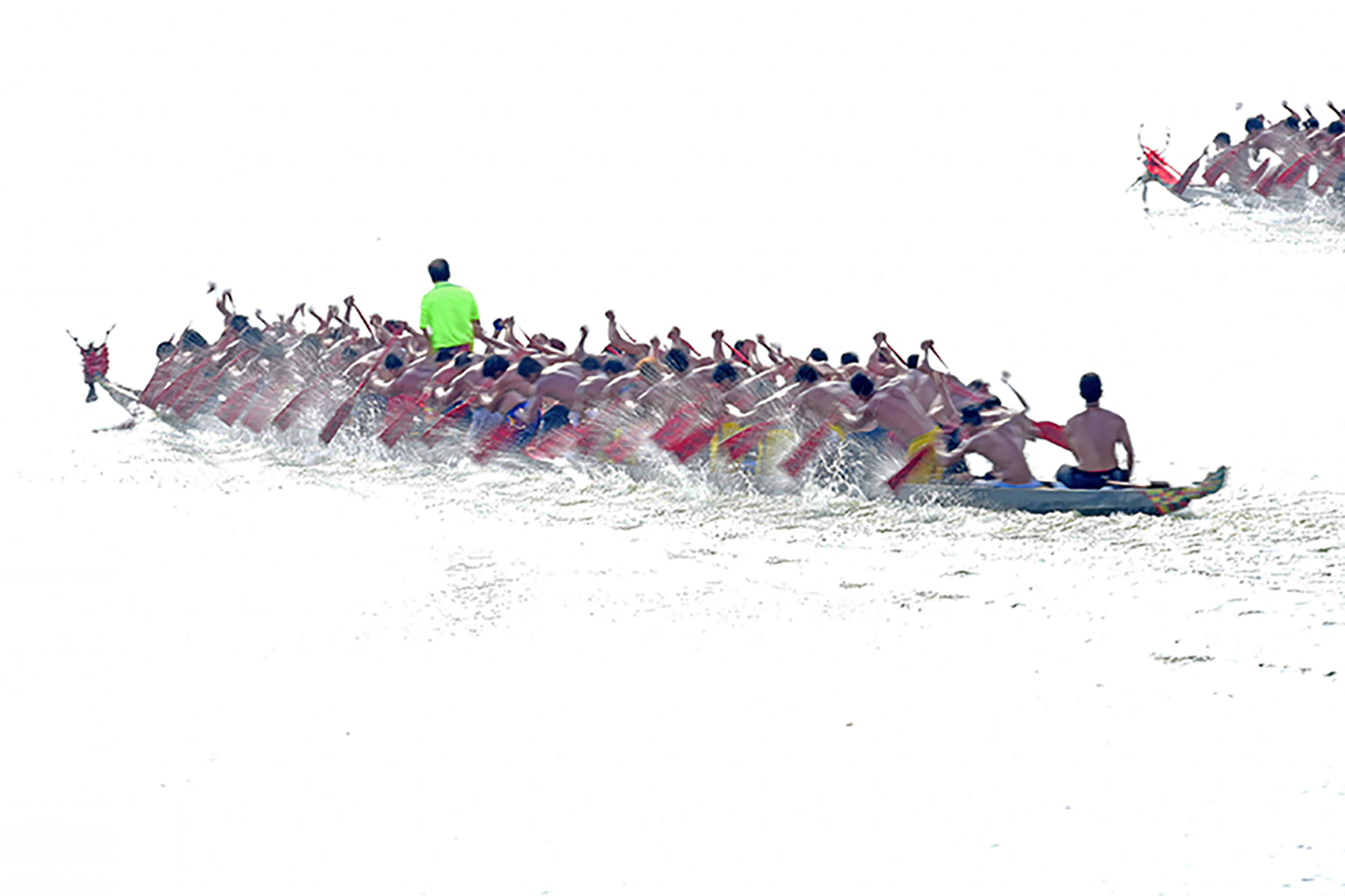 绿博园枫湖沸腾！郑州这场龙舟赛引600余人金秋挥桨竞渡(图1)