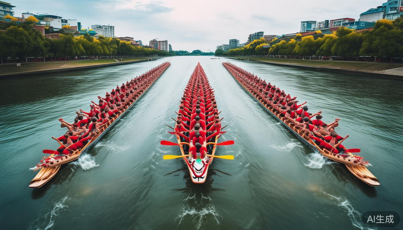 10月18日共产主义渠龙舟赛燃爆！26支队伍550名选手激战谁能夺冠？(图1)