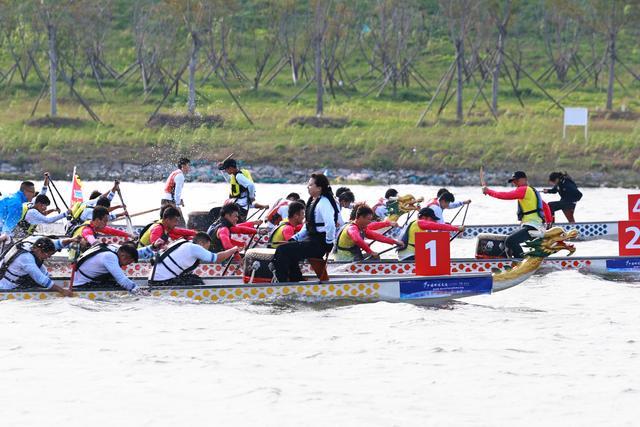 龙舟竞渡千年运河八省健儿逐浪新乡(图2)