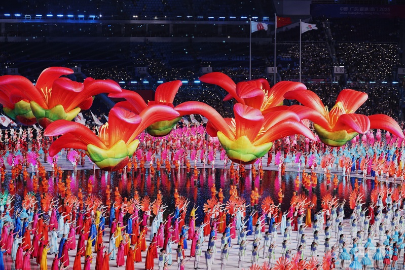 多图直击十五运会开幕式彩排现场：岭南文化与前沿科技深度融合(图1)
