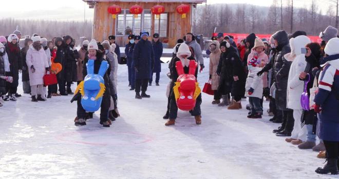 探秘林区冰雪韵 畅享醉美鹤河情——图里河镇冰雪趣味活动精彩启幕(图2)