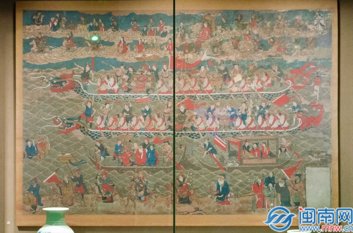 赏古画、编竹编！中国闽台缘博物馆开展端午文化体验活动(图2)