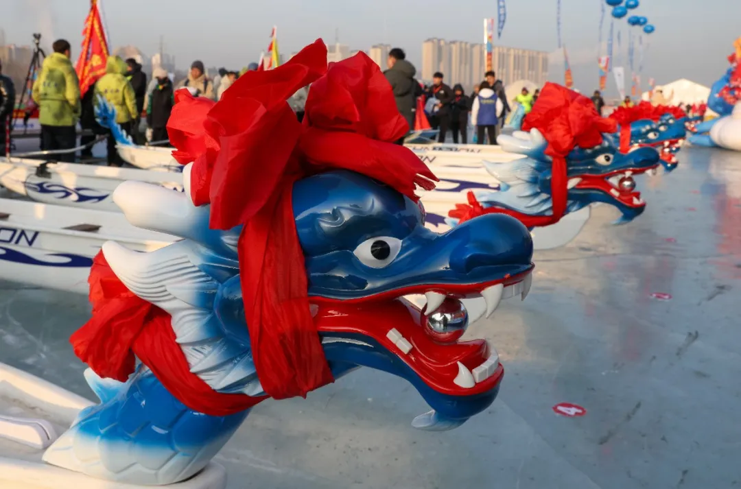 冰上赛龙舟！再掀朝阳冰雪运动新热潮(图2)