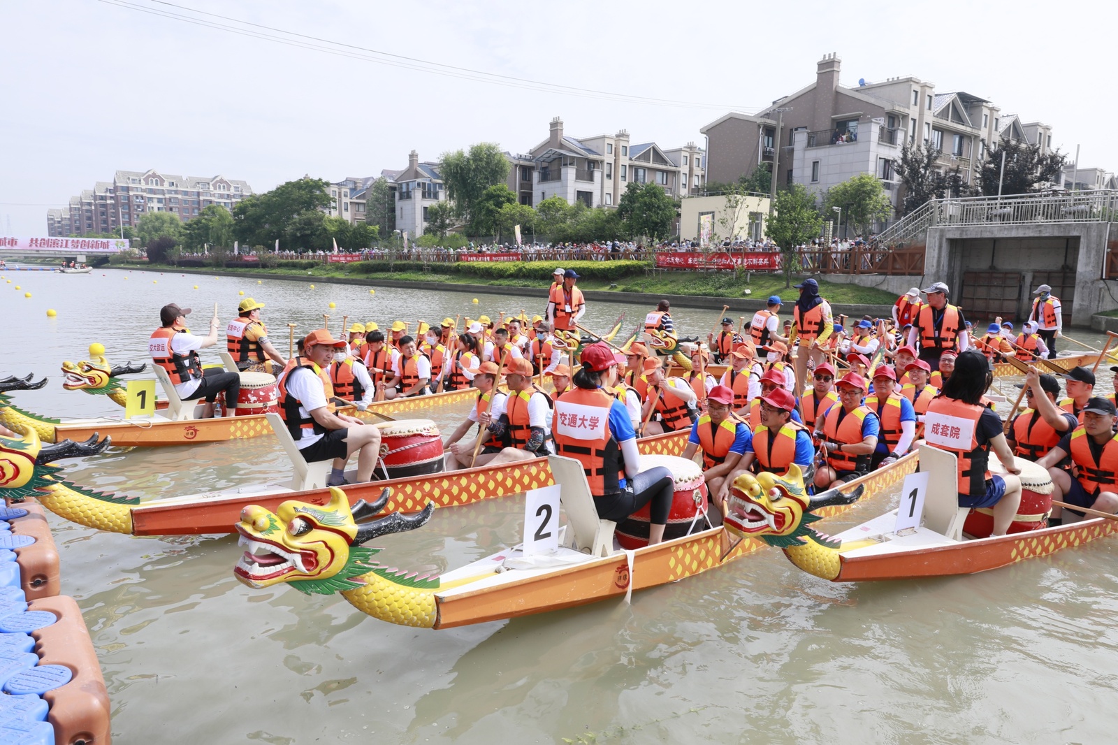 最佳观赛点在这里！端午节到北京通州看赛龙舟(图1)
