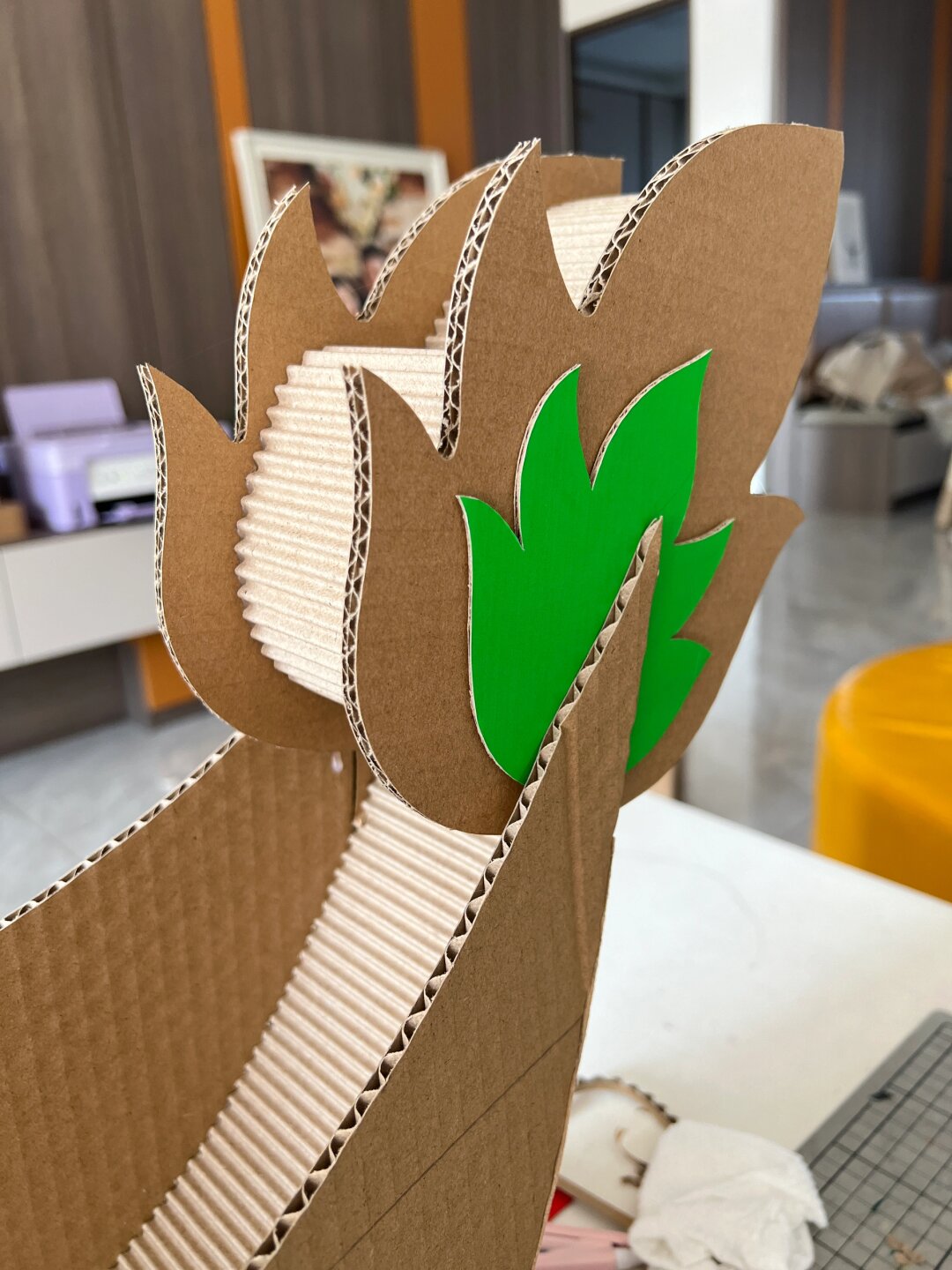 闹元宵折纸风字体设计(图1)