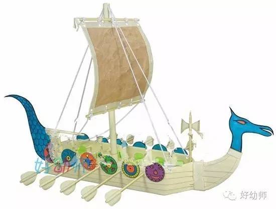 五彩龙舟手工制作教程